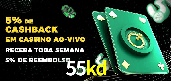 Promoções do cassino ao Vivo 55kd